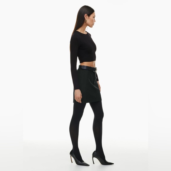 ARITZIA Babaton Sculpt Knit Forefront Longsleeve - Picture 4 of 12